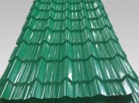 Corrugated steel roofing sheets