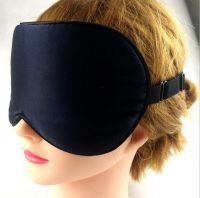 New hot selling silk sleeping eye mask 100% mulberry silk eye mask velvet silk sleep mask