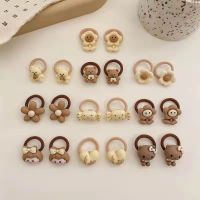 Sweet Style Cartoon Thumb Hair Ring For Children 10pcs One Set