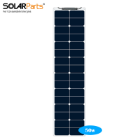 Sunpower Flexible solar panel 50W 1060x277x3MM 17.6V 2.84A with 0.5M Cable