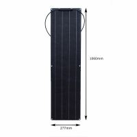 Mono Flexible solar panel 16V/3.12A 50W1060x277x3MM  with 0.5m cable