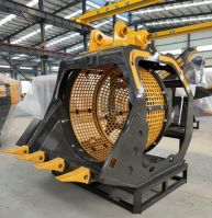 MONDE excavator soil rotary screening bucket