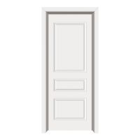 Wood plastic composite sound proof interior door