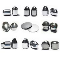 Spherical tungsten carbide buttons
