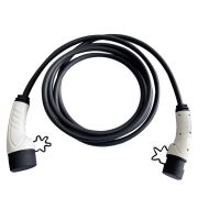 Strength factory IEC 62196 32A three-phase AC ev charging cable type 2 to type2