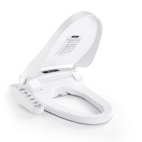 Electric Bidet Heated Smart Toilet Seat with Unlimited Heated Water, Side Panel Remote, Deodorizer, and Heated Dryer - Adjustable and Self-Cleaning 