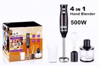 High Quality 4 IN 1 Multifunctional Food Processor Hand Blender