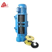 5 ton wire rope electric hoist with electric trolley