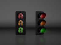 400mm U-turn Traffic Light