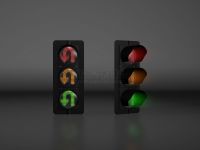 300mm U-Turn Traffic Light