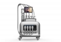 High Intensity EMS RF Fat Weight Loss Vertical EMS RF Body Muscle Machine With 4 Handles For Salon Use