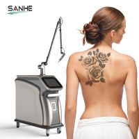 SANHE Professional Pico Second Laser Q-switched Nd Yag Laser Tattoo Removal Machine For Sale