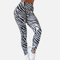 Custom Digtal Printing High Waisted Seamless RPET Yoga Pants