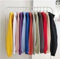 unisex pullover hoodie plain color cheap