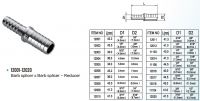 Splice reducing S/S 4mm to 6mm Stainless Steel Barbed Hose Straight Beer Brewing Fitting