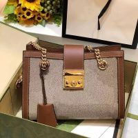 luxury brand handbag designer shoulder bag genuine leather G bag padlock