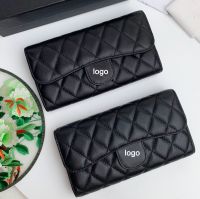luxury brand wallet designer card holder CC logo long wallet