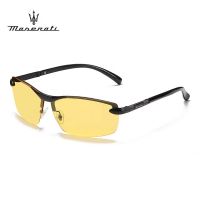 2022 Maserati Outdoor Retro Car Brand Luxury Resin Glasses Plastic Sunglasses