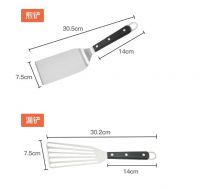 Kitchen Cooking baking Stainless Steel Frying Grilling fish Spatula Pancake Hamburger Solid Turner Flipper