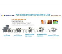 new design super matt edge banding printing machine coating machine printing production line