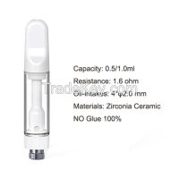 Full Ceramic Atomizers Vape Carts Coil 510 Thread Vaporizers