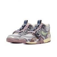 Nike Air Trainer 1 SP &amp;amp;quot;Light Smoke Grey andHoneydew &amp;amp;quot;vintage casual training shoes Grey and purple