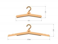 Custom scaling coat hanger portable On a business trip