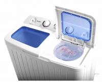 17.6 Lbs Electric Portable Mini Household Compact Twin Tub Washing Machine Ultifunctional Barrel Type Washer Spinner