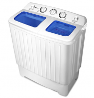 17.6 Lbs Electric Portable Mini Household Compact Twin Tub Washing Machine Ultifunctional Barrel Type Washer Spinner