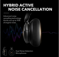 Future Soundcore Life Q30 Hybrid Active Noise Cancelling wireless bluetooth Headphones with Multiple Modes, Hi-Res Sound, 40H