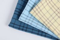 Polyester woven  Plaid Yarn dyed CEY light weight clothing fabric for summer garments skirt shirt apparel