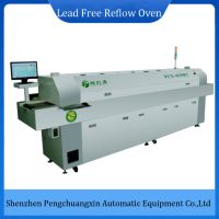 8 zones SMD reflow soldering oven for LED Tube bulb light driver PCB SMT assembly line