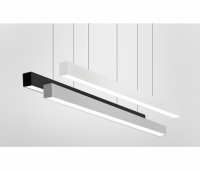 Aluminum Housing Opal Plexiglass Linear Trunking Lighting Fixture 13W Pendant