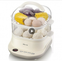 Electric Steamer Food Steamer Multi-function Home Small Large-capacity Double-layer Steamer Rice