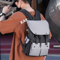 SKAEFIO Men&#039;s School Backpacks For Lightweight Waterproof Teenager Boys Man College Tote Travel Knapsack University Students Bag