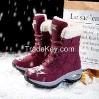 New Winter Women Boots High Quality Keep Warm Mid-Calf Snow Boots Wome