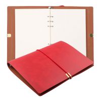 A5 Leather Binder Notebook PU Leather Journal Writing Notebook Diary Replaceable Paper, Fine Soft PU Leather + Metal Binder + Lace + Quality Paper - 100gsm, Size: 5&quot; X 8.3&quot;, A5, 160 Pages 