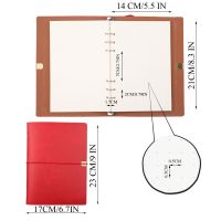 A5 Leather Binder Notebook PU Leather Journal Writing Notebook Diary Replaceable Paper, Fine Soft PU Leather + Metal Binder + Lace + Quality Paper - 100gsm, Size: 5&quot; X 8.3&quot;, A5, 160 Pages 