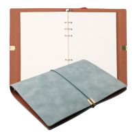 A5 Leather Binder Notebook PU Leather Journal Writing Notebook Diary Replaceable Paper, Fine Soft PU Leather + Metal Binder + Lace + Quality Paper - 100gsm, Size: 5&quot; X 8.3&quot;, A5, 160 Pages 