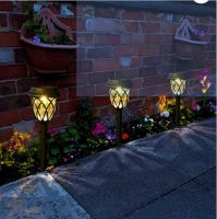 Solar Lights Outdoor Garden-6 PCS Solar Garden Lights Waterproof Solar Powered Lights Garden Landscape Solar Lamps for Driveway, Garden Path, Patio, Flower Border , Yard
