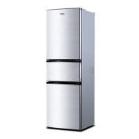 Table-top mini-fridge, small silent and energy-saving double-door refrigerator