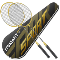 Best Price Iron Steel Alloy Badminton Racket Set OEM Factory
