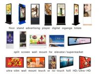 Wall Advertising Screen 46 Inch Indoor Wall Mounting Vertical LCD Digital Sign Touch Screen Kiosk