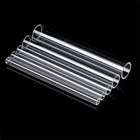 Heat Resistant Quartz Glass Cylinder Tube Fused Silica Transparent Quartz Tubes