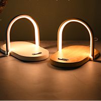 15W Wireless Charger Mobile Phone LED Desk Charging Lamp Holder Reading Table Night Light For Home Bedroom Living Room Office 