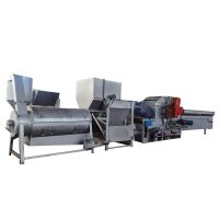 Soft plastic crushing and cleaning production line