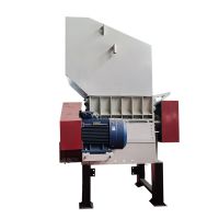 Vertical double rotor soft plastic crusher