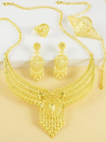 5pcs Water Drop Decor Jewelry Set