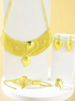 5pcs Water-drop Decor Jewelry Set