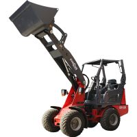 Everun new ER1220 1.2ton agricultural compact mulcher garden diesel bucket small mini front end wheel loader for sale